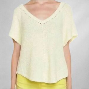 Free People Knit Sweater Size M Summer Romance Relaxed Fit